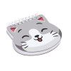 CADERNETA 80 FOLHAS ESPIRAL BEST FRIEND FORMATO PET BRW - REF. NB8550 - PACOTE COM 4 UNIDADES