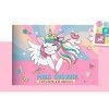 LIVRO PA COLORIR 1/4 UNICORNIO 16 FOLHAS ANIMATIVA - REF. 10710 - PACOTE COM 20 UNIDADES