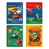 CADERNO BROCHURA 1/4 CAPA DURA 80 FOLHAS SUPER MARIO FORONI - REF. 9507 - PACOTE COM 10 UNIDADES