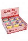 BORRACHA LOVE FACES MOLIN - REF. 23441 - PACOTE COM 36 UNIDADES