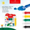 TINTA GUACHE 24ML COM PINCEL 6 CORES LITTLE CREATIVES FABER-CASTELL  - REF. 164004 - 1 UNIDADE