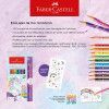 LAPIS 12 CORES +2 COLECAO UNICORNIO FABER-CASTELL - REF. 120912+2UNI - PACOTE COM 12 UNIDADES
