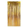 CORTINA METALIZADA DECORATIVA 1X2M DOURADO - REF. 5500 - 1 UNIDADE