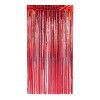 CORTINA METALIZADA DECORATIVA 1X2M VERMELHO - REF. 5504 - 1 UNIDADE