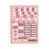CADERNO 15 MATERIAS CAPA DURA 240 FOLHAS DOCE ROMANCE ANIMATIVA - REF. 10944 - PACOTE COM 2 UNIDADES