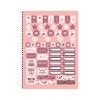 CADERNO 1 MATERIA CAPA DURA 80 FOLHAS DOCE ROMANCE LARISSA MANOELA - REF. 10897 - PACOTE COM 4 UNIDADES