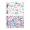 PLANNER ESPIRAL 1/4 80 FOLHAS PLANO DE VIAGENS WANDER - REF. 10908 - PACOTE COM 4 UNIDADES