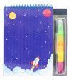 LIVRO ESPACO COM CANETA 4 EM 1 + ADESIVO HAPPY BOOKS - REF. 314021 - 1 UNIDADE