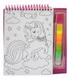 LIVRO UNICORNIOS COM CANETA 4 EM 1 HAPPY BOOKS - REF. 314048 - 1 UNIDADE