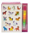 LIVRO UNICORNIOS COM CANETA 4 EM 1 HAPPY BOOKS - REF. 314048 - 1 UNIDADE