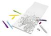 LIVRO COM CANETA E COLA GLITTER UNICORNIOS HAPPY BOOKS - REF. 306525 - 1 UNIDADE