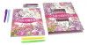 LIVRO COM CANETA E COLA GLITTER UNICORNIOS HAPPY BOOKS - REF. 306525 - 1 UNIDADE