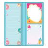 BLOCO DE NOTAS 3 EM 1 23X10 90 FOLHAS MEMORIAS LARISSA MANOELA - REF. 10899 - PACOTE COM 4 UNIDADES