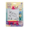 MINI TELA DE PINTURA COM CAVALETE FUNDO DO MAR - REF. 10364 - CAIXA COM 24 UNIDADES