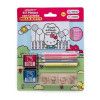 KIT PINTURA COM CARIMBO HELLO KITTY BLISTER LEO E LEO - REF. 10381 -  1 UNIDADE