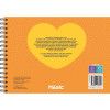 LIVRO COLORIR ESPIRAL CUTE AN COZY ORANGE MAGIC - 1 UNIDADE