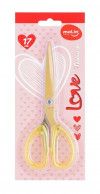 TESOURA 17CM LOVE GOLD TITANIUM MOLIN - REF. 23179 - 1 UNIDADE