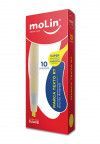 PINCEL MARCA TEXTO RETRATIL AMARELO MOLIN - REF. 9110 - CAIXA COM 10 UNIDADES