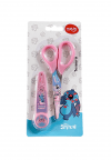 TESOURA ESCOLAR 13,5CM STITCH COMPROTETOR MOL - REF. 31385 - 1 UNIDADE