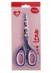 TESOURA 18CM LOVE FLOWERS AZUL MOLIN - REF. 23186 - 1 UNIDADE