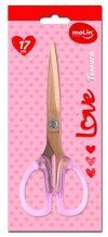 TESOURA 17CM LOVE COFFEE TITANUM MOLIN - REF. 23183 - 1 UNIDADE