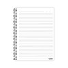 CADERNO 16 MATERIAS CAPA DURA 256 FOLHAS SPFC CREDEAL - REF. 284445 - PACOTE COM 2 UNIDADES