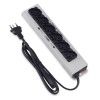 FILTRO DE LINHA 6 TOMADAS 1,2 METROS METAL BIVOLT FORCE LINE - REF. 562 - 1 UNIDADE