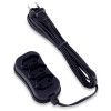 EXTENSAO 3 TOMADAS 5 METROS BIPOLAR PRETO FORCE LINE - REF. 4944 - 1 UNIDADE