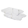 CAIXA CORRESPONDENCIA DUPLA ARTICULAVEL SLIM CRISTAL WALEU - REF. 10050078 - 1 UNIDADE