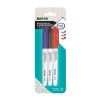 PINCEL QUADRO BRANCO SLIM AZUL/VERMELHO/PRETO COM 3 BAZZE - REF. 901798 - 1 UNIDADE