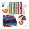 REGUA 10CM PLASTICA COM BORRACHA TRIS - REF. 908537 - CAIXA COM 30 UNIDADES
