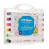 PINCEL MARCADOR CRIATIVO FLOW 2 PONTAS COM 12 CORES - REF. 5.7779 - 1 UNIDADE