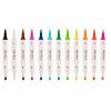 PINCEL MARCADOR CRIATIVO FLOW 2 PONTAS COM 12 CORES - REF. 5.7779 - 1 UNIDADE