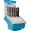 CANETA ESFEROGRAFICA 0. RETRATIL ZOOX F7 CIS - REF. 5.7837 - CAIXA COM 24 UNIDADES SORTIDAS