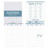 AGENDA COSTURADA BASICA MARROM DAC 2026 - REF. 4682 - PACOTE COM 4 UNIDADES