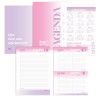 AGENDA COSTURADA MINI LOTSO DAC 2026 - REF. 5293 - PACOTE COM 4 UNIDADES
