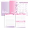 AGENDA COSTURADA MINI STITCH DAC 2026 - REF. 5374 - PACOTE COM 4 UNIDADES