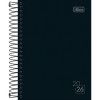 AGENDA ESPIRAL SPICE PRETO M3 TILIBRA 2026 - REF. 391026 - PACOTE COM 4 UNIDADES 