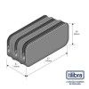 ESTOJO TRIPLO ACADEMIE AZUL TILIBRA - REF. 347311 - 1 UNIDADE
