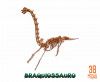 QUEBRA CABECA 3D DINOSSAUROS 38 PECAS MADEIRA - BRAQUIOSSAURO - 1 UNIDADE