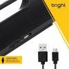 CAIXA DE SOM 10W BT/AUX/USB/TF/SD BRIGHT - REF. C03 - 1 UNIDADE