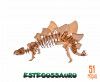 QUEBRA CABECA 3D DINOSSAUROS 51 PECAS MADEIRA - ESTEGOSSAURO - 1 UNIDADE