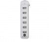 HUB 2.0 USB 7 PORTAS BRANCO BRIGHT - REF. 0191 - 1 UNIDADE